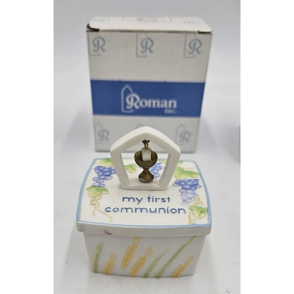 My First Communion Keepsake Rosary Treasure Boxes Gifts 2.5